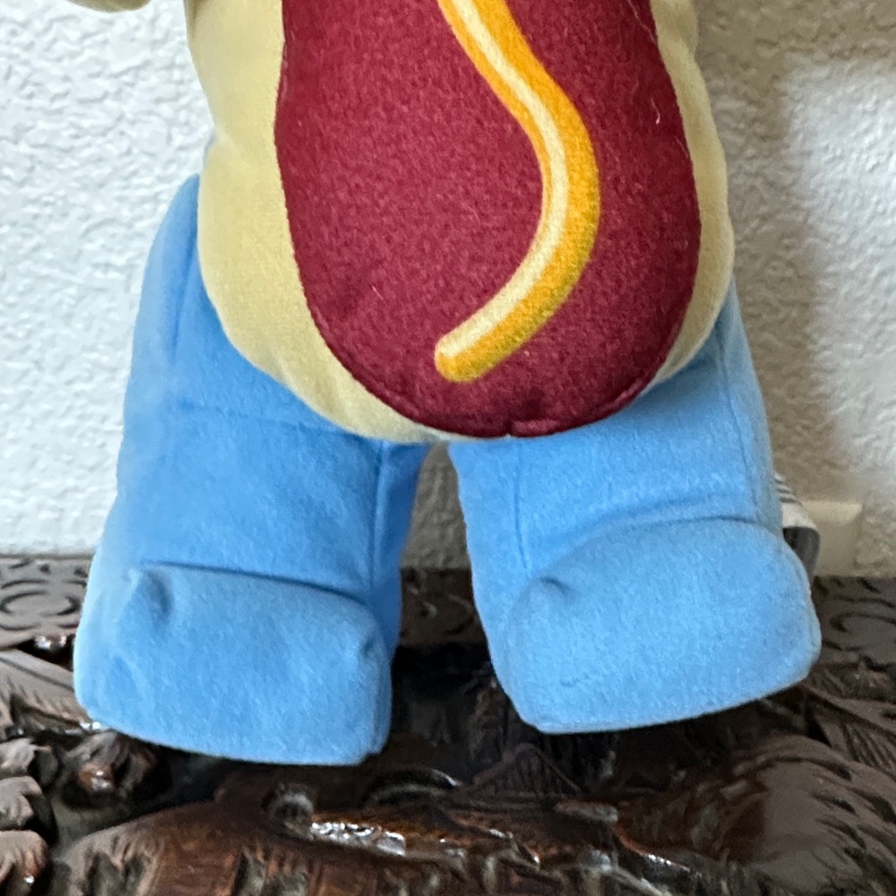 Lego Hot Dog Men Plush in Yellow, Maroon & Blue 2018 - Picture 3 of 6
